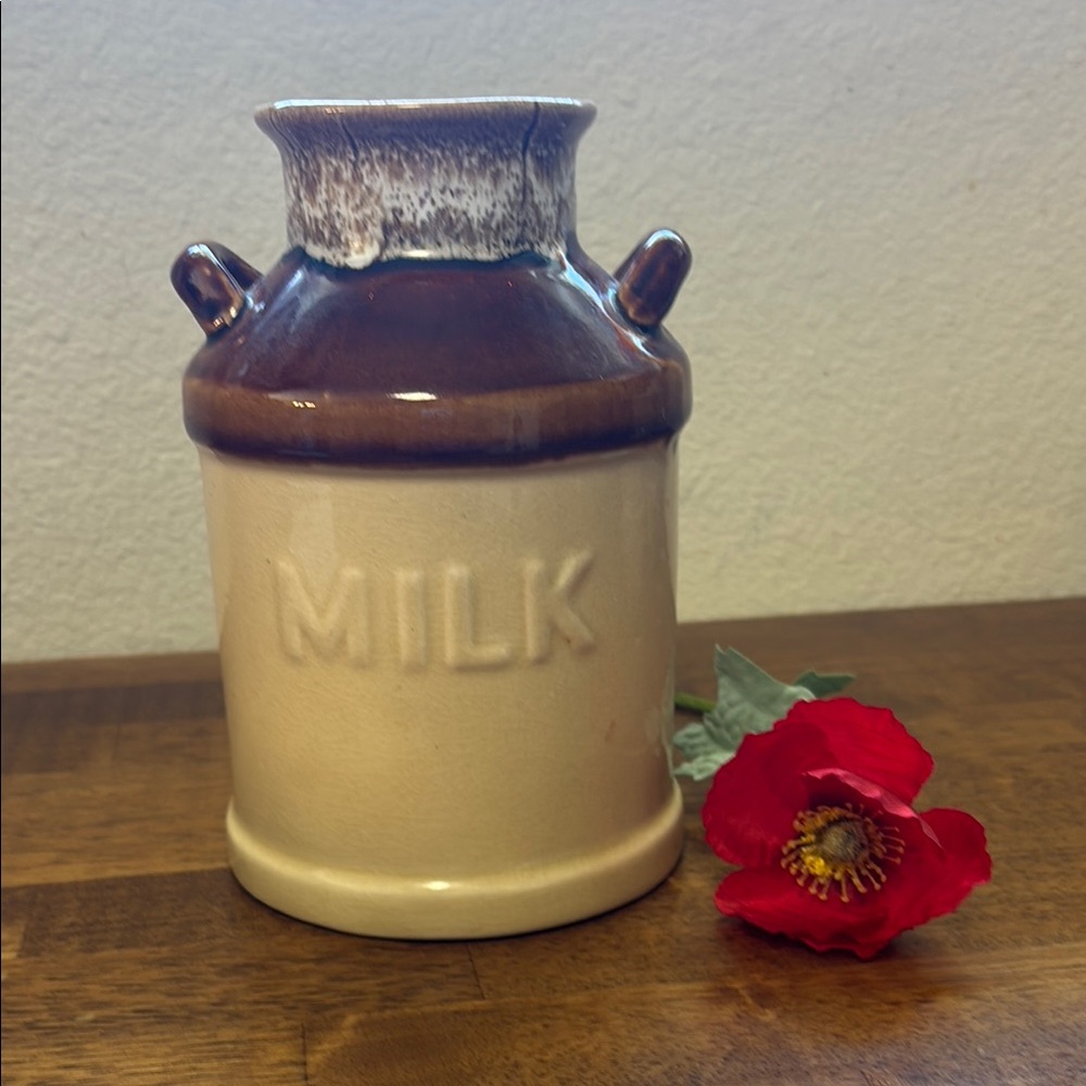 Vintage Stoneware Milk Crock